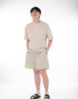Unisex Boxer Shorts - Ivory - G R A Y E