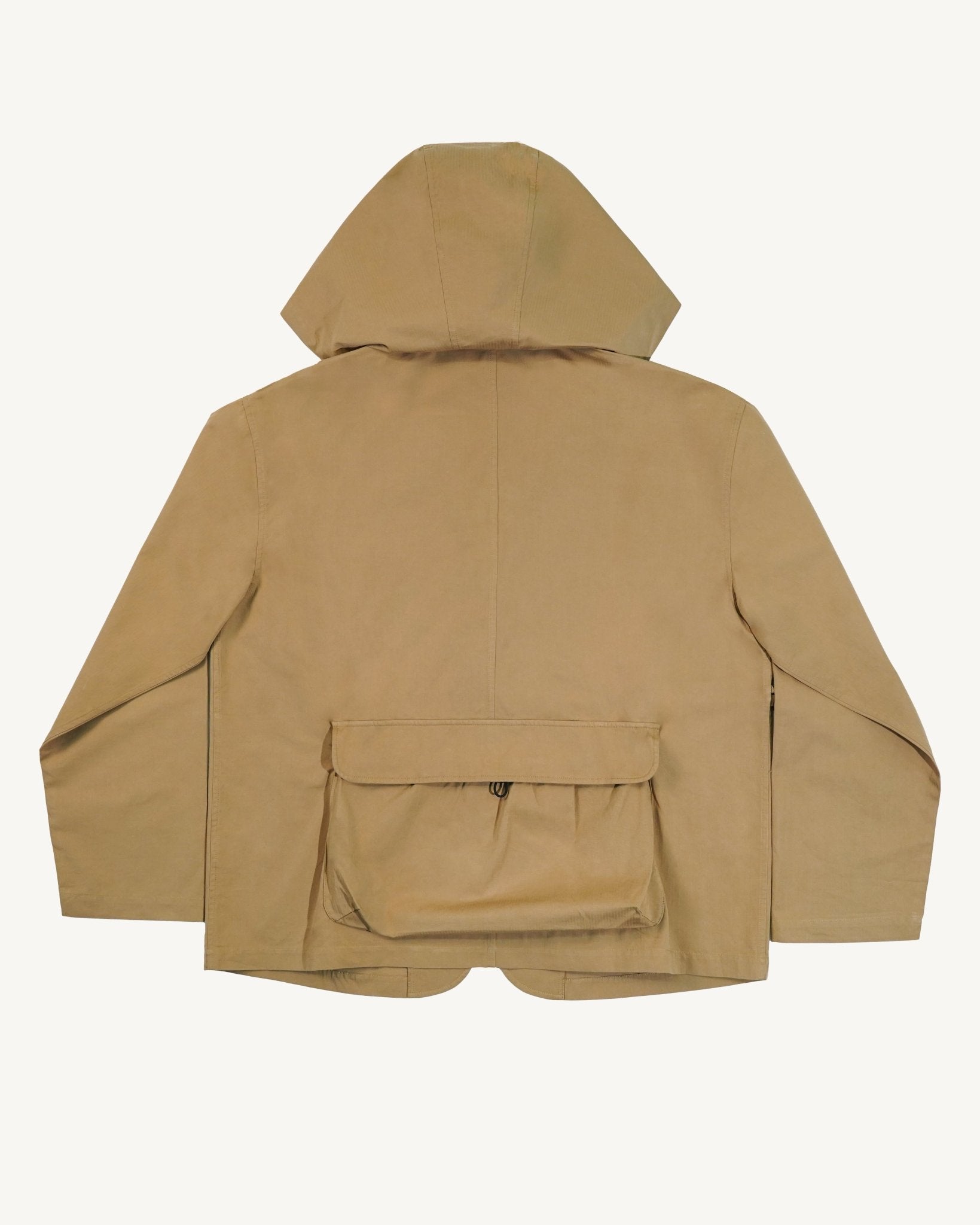 Utility Blazer with Hood - Khaki - G R A Y E